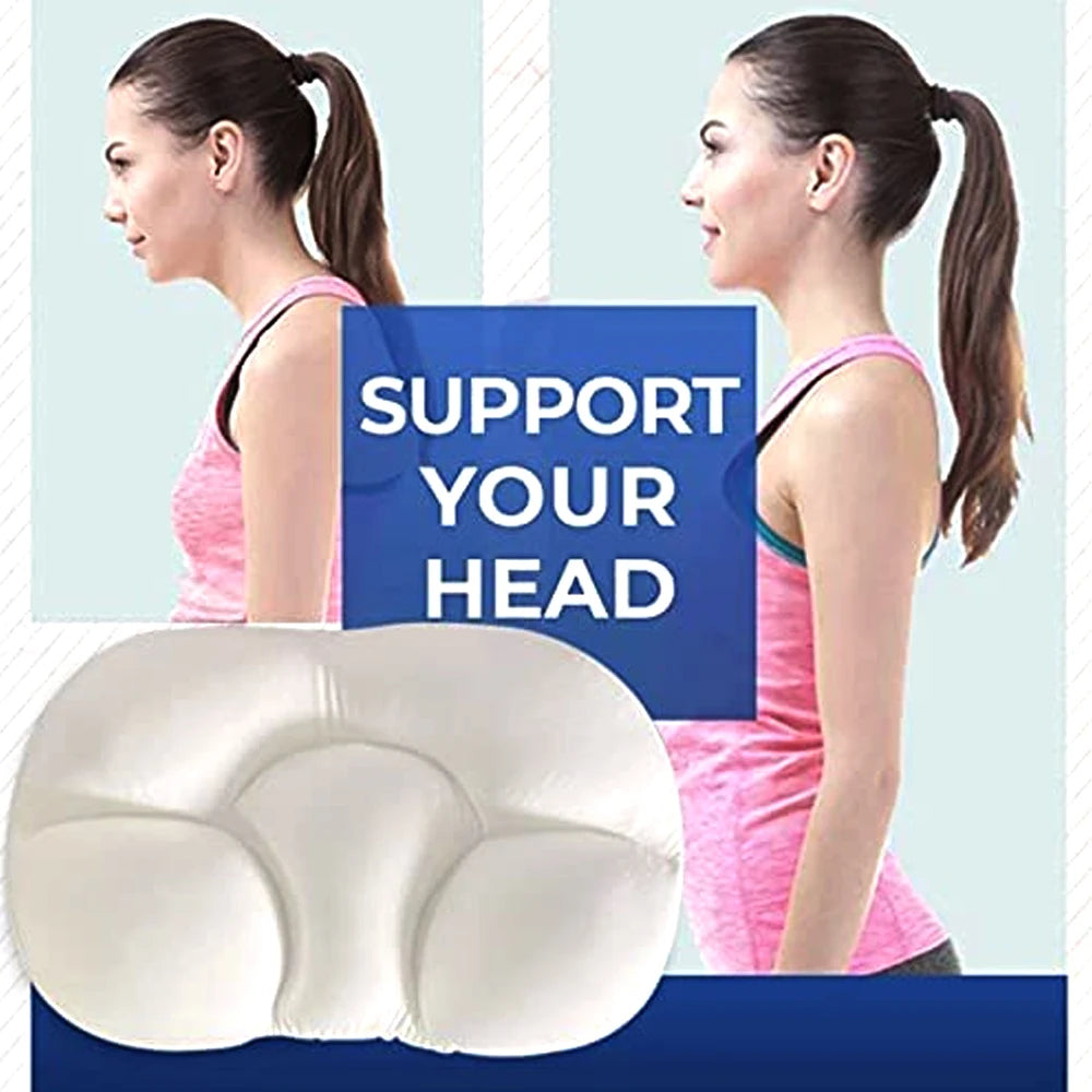 All-Round Egg Sleeper Pillow – Ergonomic Memory Foam Micro Airball Pillow