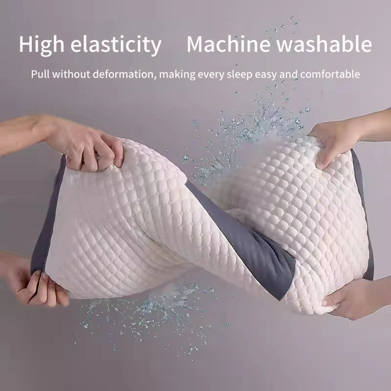 Neck Pillow Help Sleep And Protect The Neck Cervical Orthopedic Household Soybean Fiber SPA Massage Pillow For Sleeping New