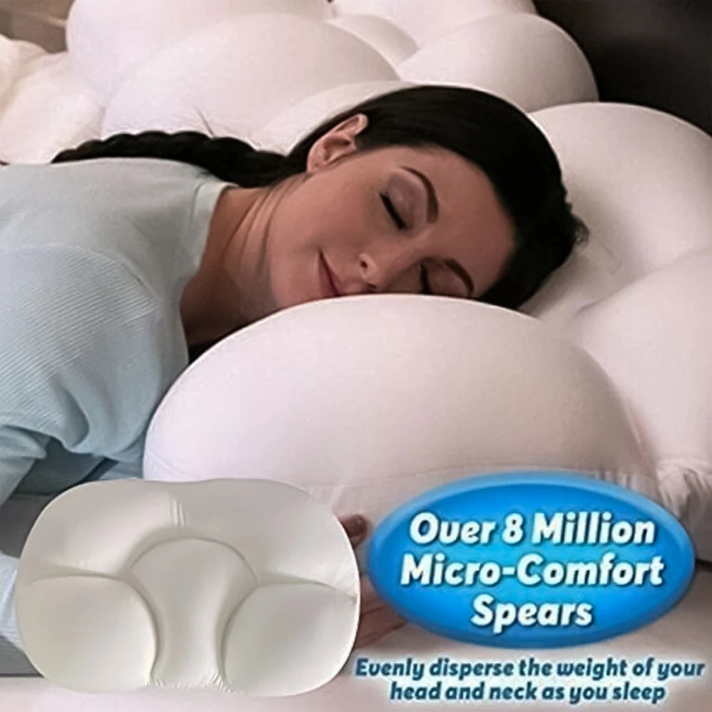 All-Round Egg Sleeper Pillow – Ergonomic Memory Foam Micro Airball Pillow