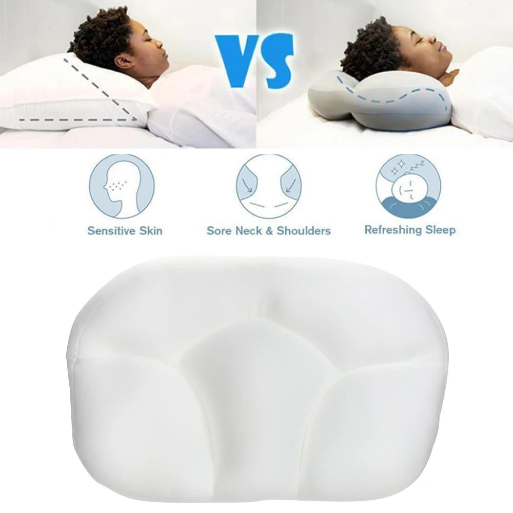 All-Round Egg Sleeper Pillow – Ergonomic Memory Foam Micro Airball Pillow
