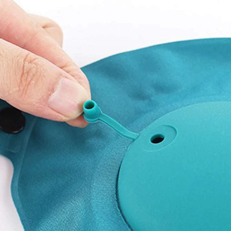 Travel Neck Pillow Inflatable Airplane Pillow U-shaped Cervical Orthopedic Protection Pillow Outdoor Portable Foldable Pillow