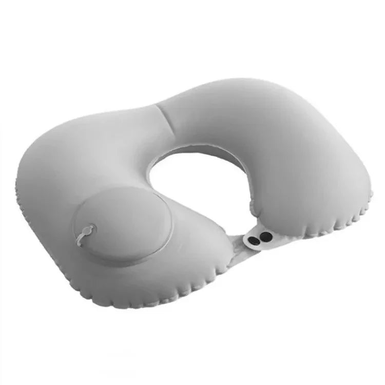 Travel Neck Pillow Inflatable Airplane Pillow U-shaped Cervical Orthopedic Protection Pillow Outdoor Portable Foldable Pillow